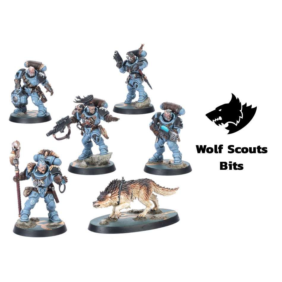 Wolf Scouts Bits Phụ tùng thay thế Kill Team Warhammer 40K Space Wolves Marine