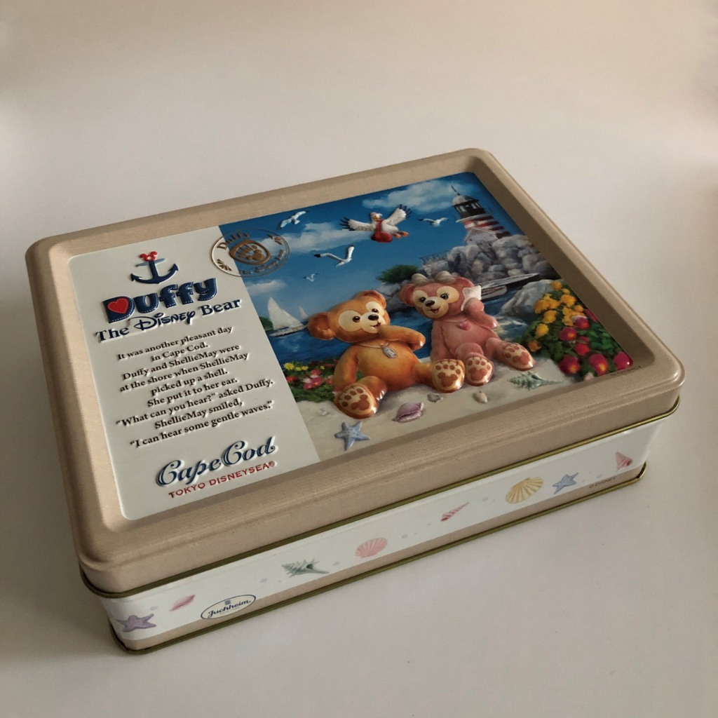 Hộp sắt Duffy the Disney Bear Tokyo Disneysea rỗng