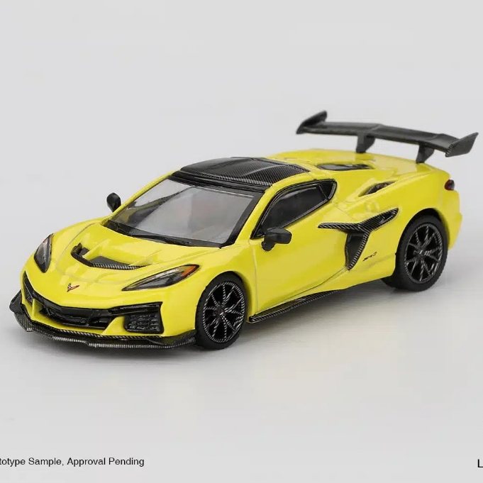 MINI GT No.1158 Chevrolet Corvette ZR1 Tăng tốc màu vàng MGT01158