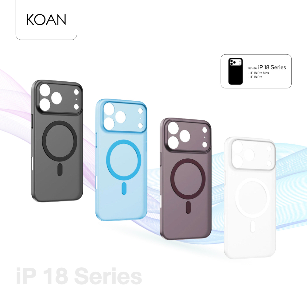 Ốp lưng chống sốc MOMAX SOMA Slim siêu mỏng từ tính cho iPhone 18 Series