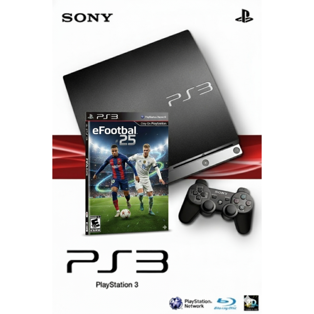 Trò chơi PS3: eFootball 2026 / PES [Mẫu cũ] [Chèn USB Dễ sử dụng] Chỉ dành cho bộ chuyển đổi
