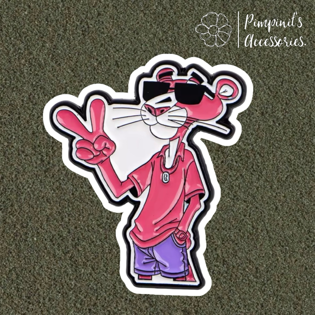 Shop: Trâm cài nghệ thuật HỒNG TIGER | Pin tráng men.