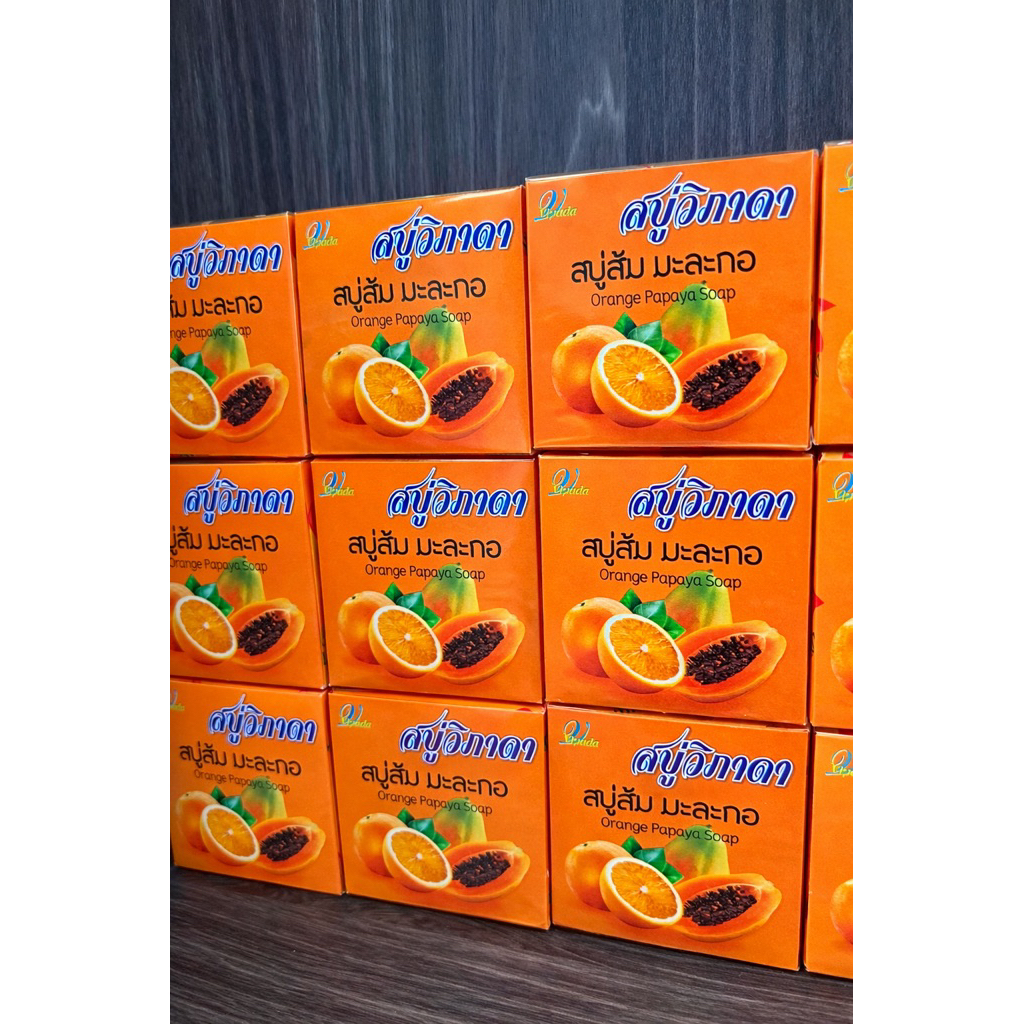 Xà Phòng Cam & Đu Đủ – Orange Papaya Soap Thái Lan