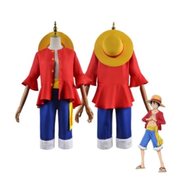 Monkey D. Bộ Quần Anime Luffy Cosplay Cho Người Lớn