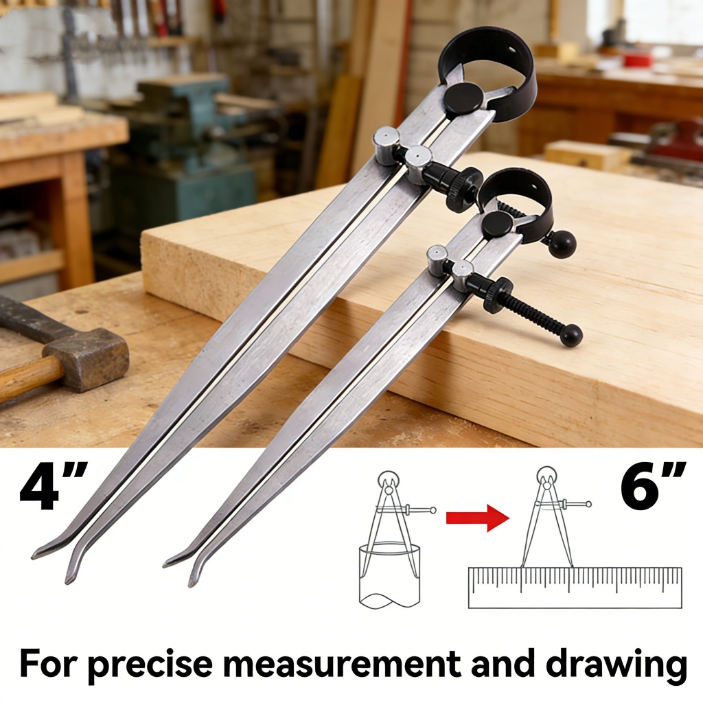 EasyBuyMall GARVIN TOOLS Spring Inside Divider Caliper
