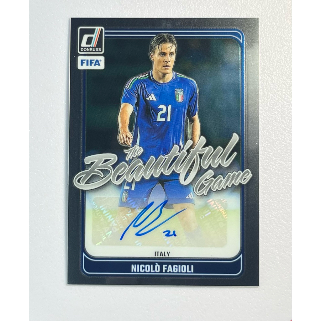 2024-25 Panini Donruss Soccer Trò chơi đẹp Autograph-Nicolò Fagioli Mattia Zaccagni