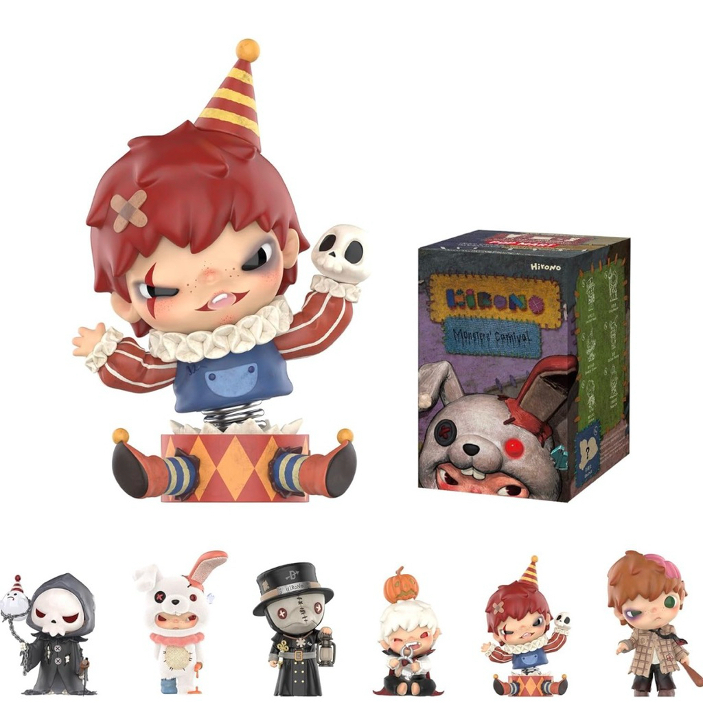 Kiểm tra thẻ chú hề đáng sợ-POPMART Hirono Monster 's Carnival Series