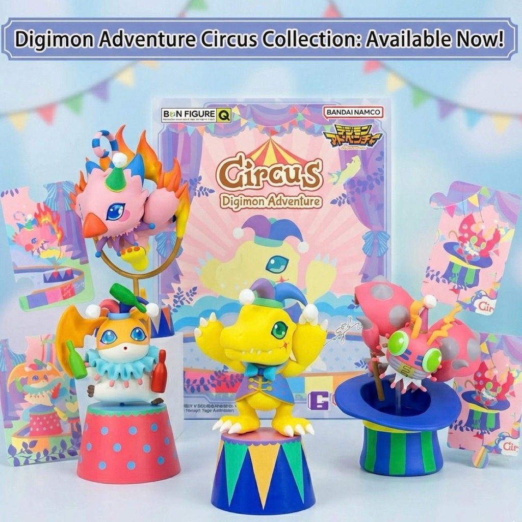 Digimon Adventure Circus Blind Box của Bandai Namco Authentic Second Hand