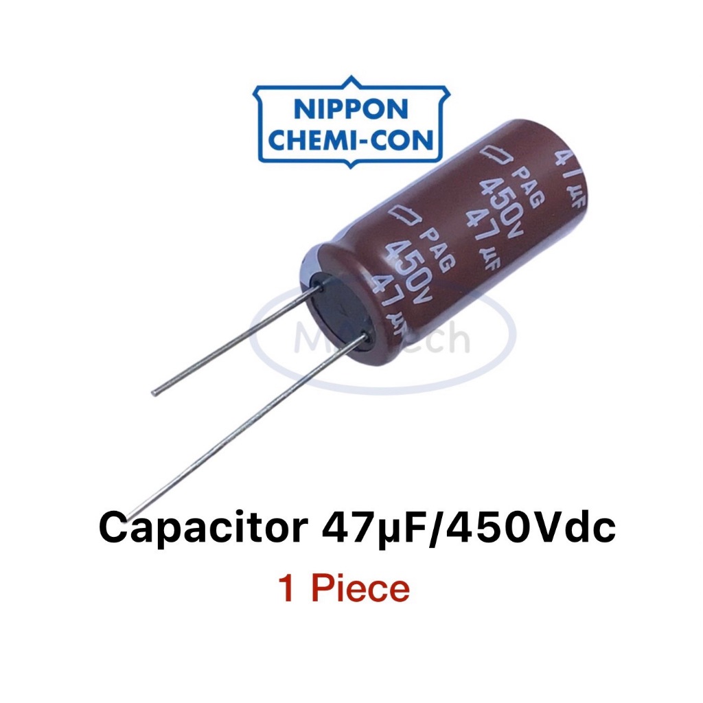 Tụ điện 47uf 450v 47uF450V 450v47uf Khoảng cách chân 7,5 Mm 1 Cái Thương hiệu NIPPON