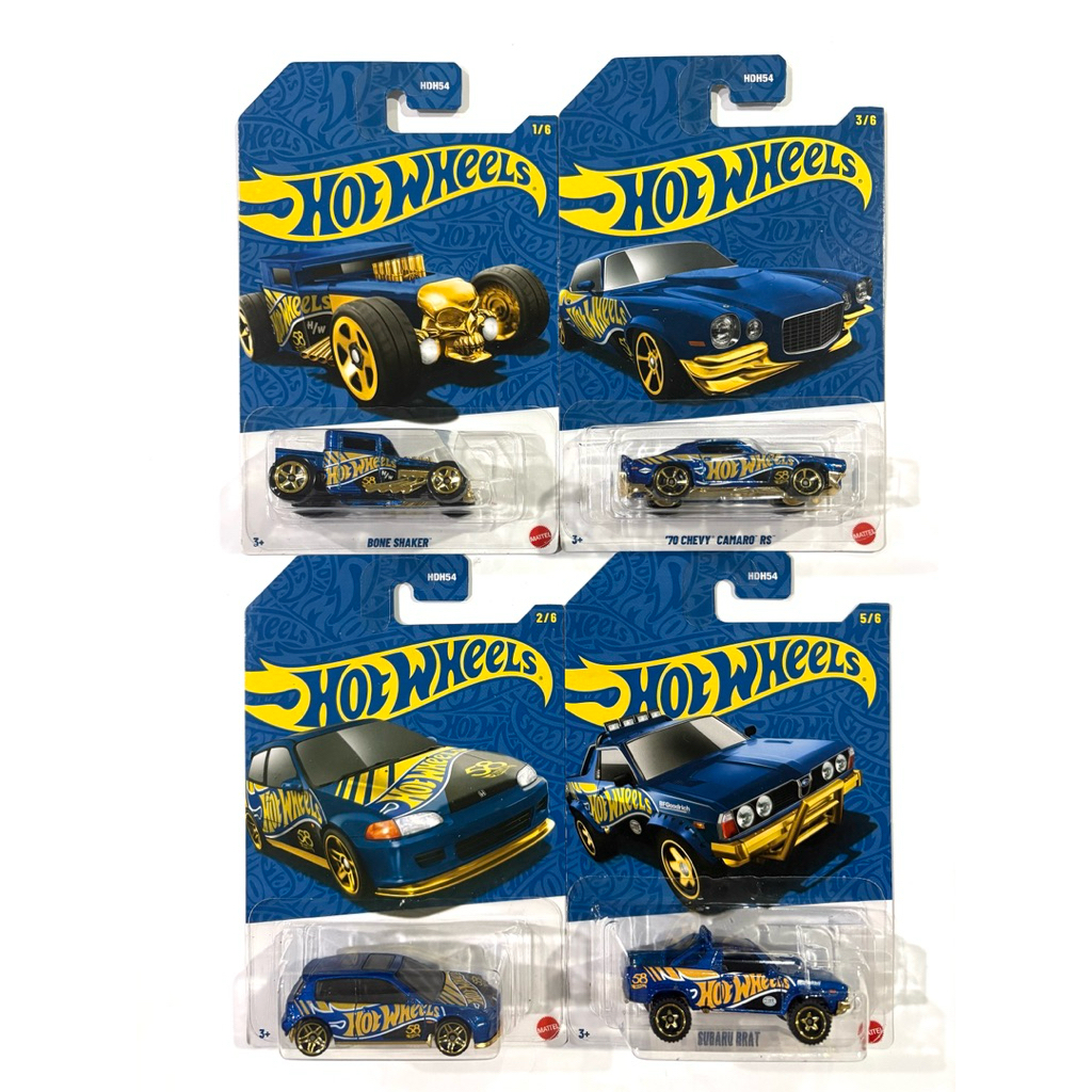 HOT WHEELS Bánh xe nóng |70 HONDA CIVIC EG | MÁY XẢ |70 CHEVY CAMARO RS SUBARU BRAT ️ Góc nhăn ️| Sả