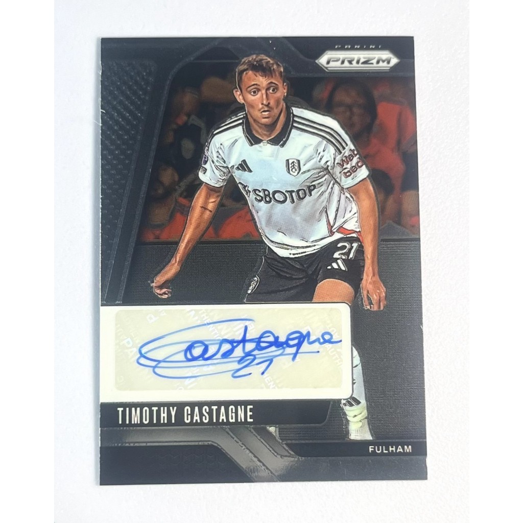2024-25 Thẻ bóng đá Panini Prizm Timothy Castagne Signature