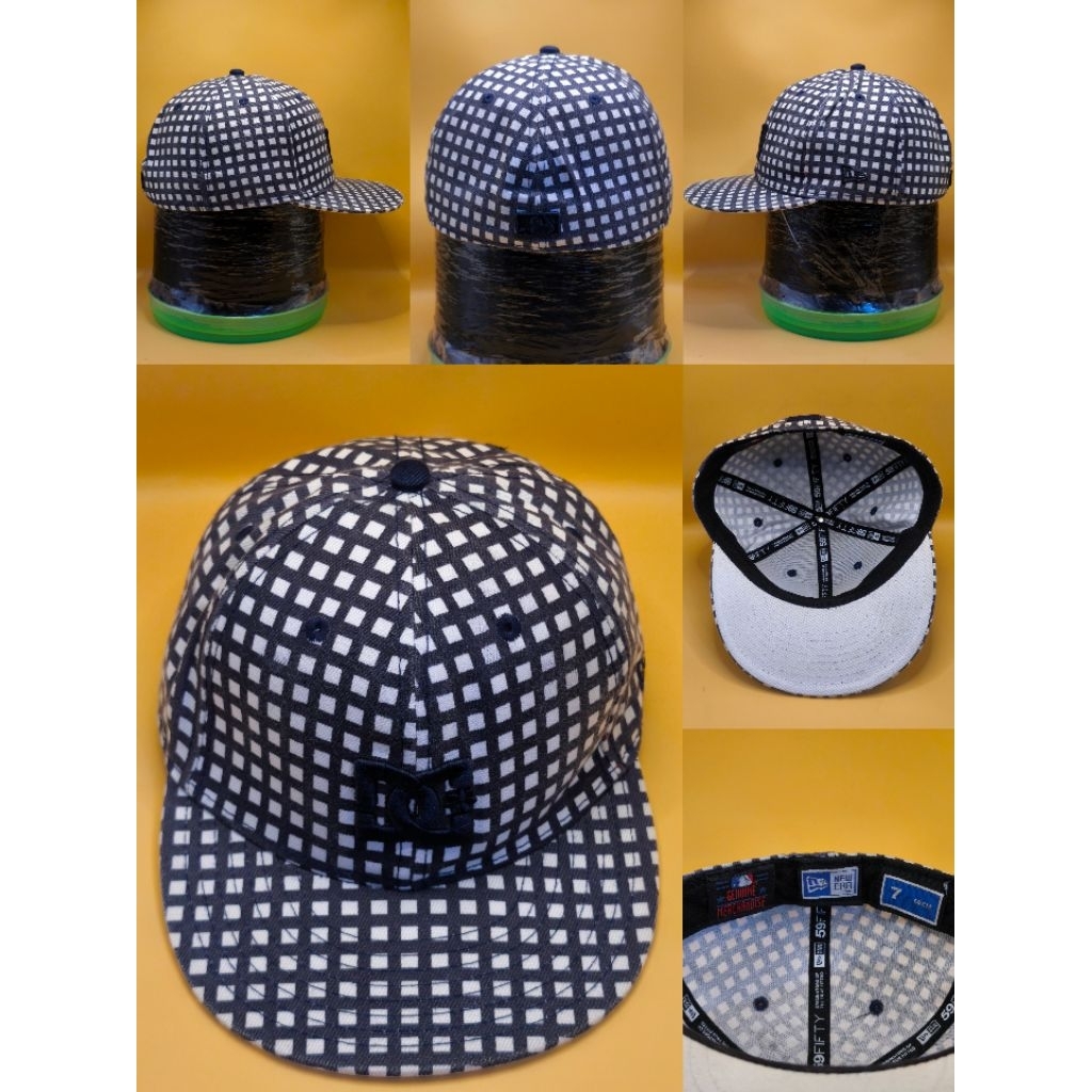 Kỷ Nguyên Mới 59FIFTY x DC Giày Họa Tiết Checkerboard Chính Hãng Size 7 (55,8 cm) Phong Cách Trượt P