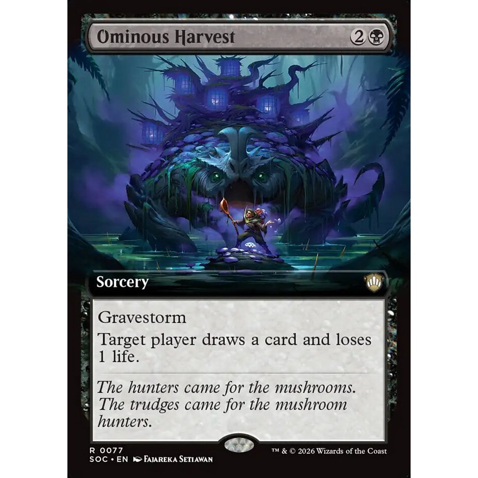 [Bí mật của Chỉ huy Strixhaven] - (SOC) - (R) - [Thu hoạch Ominous] - [2026]