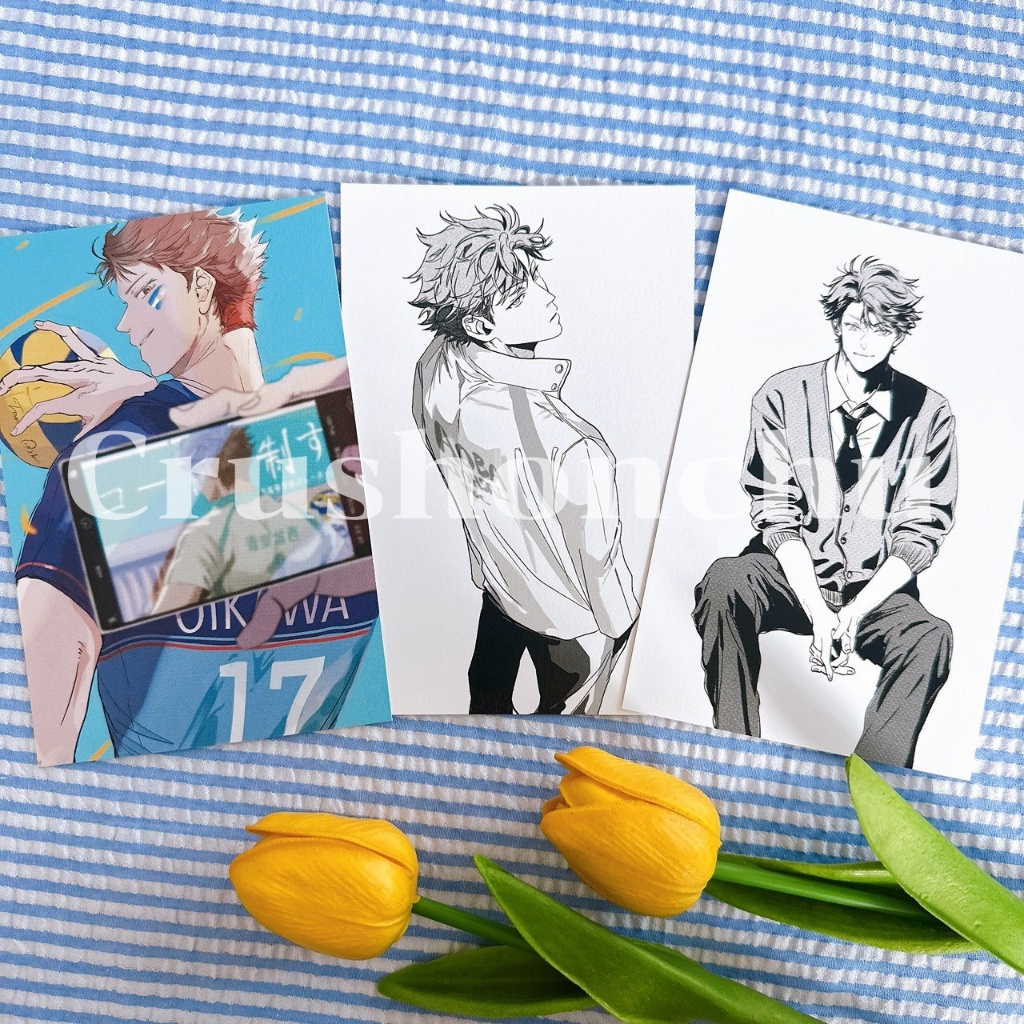 Bưu thiếp Oikawa Tooru: Haikyuu (3 tờ)