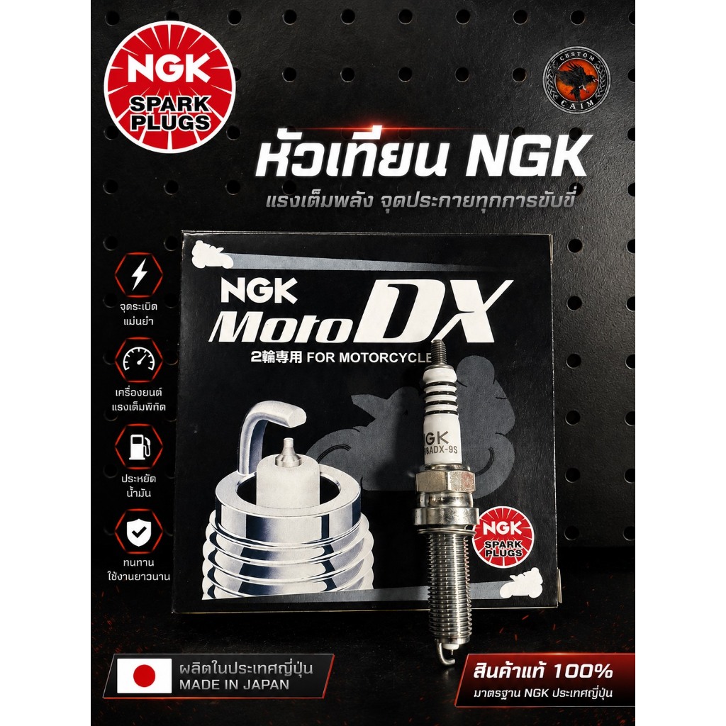 Ngk Bugi (Chính Hãng) Ruthenium Fang Cho / FORZA300 FORZA350 Xmax300 LEAD125 PCX160 ADV160 MT07