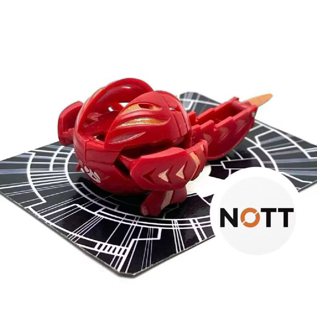 Bakugan B2 Limulus Red Pyrus Battle Brawler