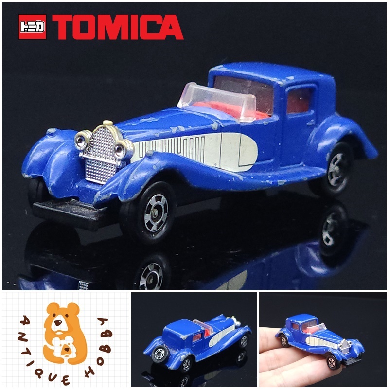 Xe TOMICA 1 / 64 Model cũ: BUGATTI COUPE DEVILLE Sản xuất tại Nhật Bản