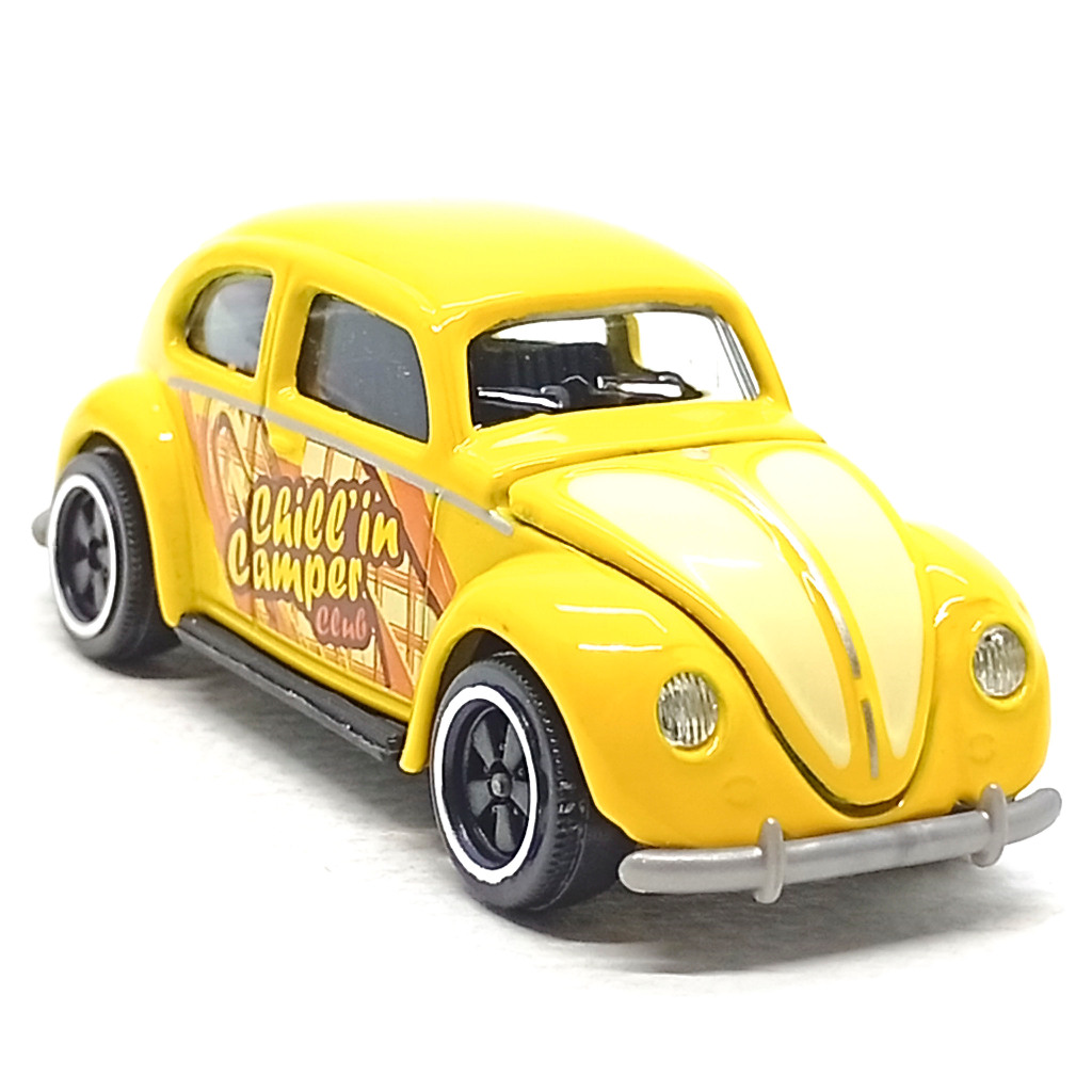 Majorette Volkswagen Beetle Vintage-Chill in Camper Club Tỉ lệ vàng 1 / 64 (8 cm) Không có gói