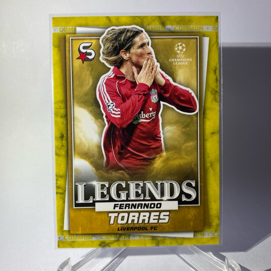 Thẻ bóng đá FERNANDO TORRES LIVERPOOL LEGENDS TOPPS 2023 No.193
