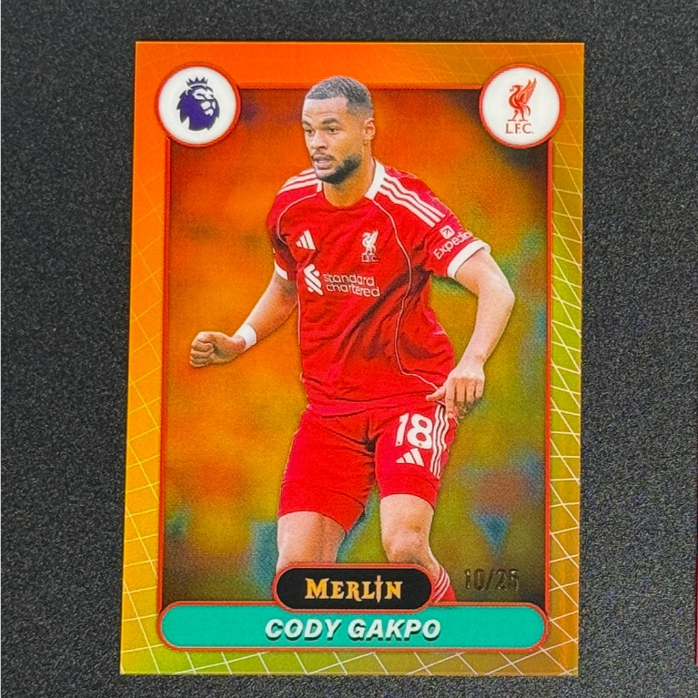RUN / 25 Cody Gakpo Orange Topps Merlin EPL 118