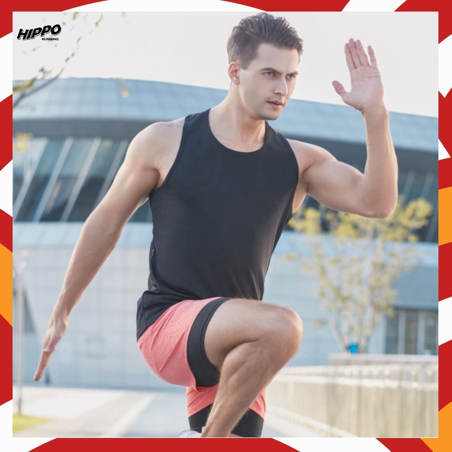 Chạy Tank Top Tập thể dục thoáng khí Nhanh khô GM05