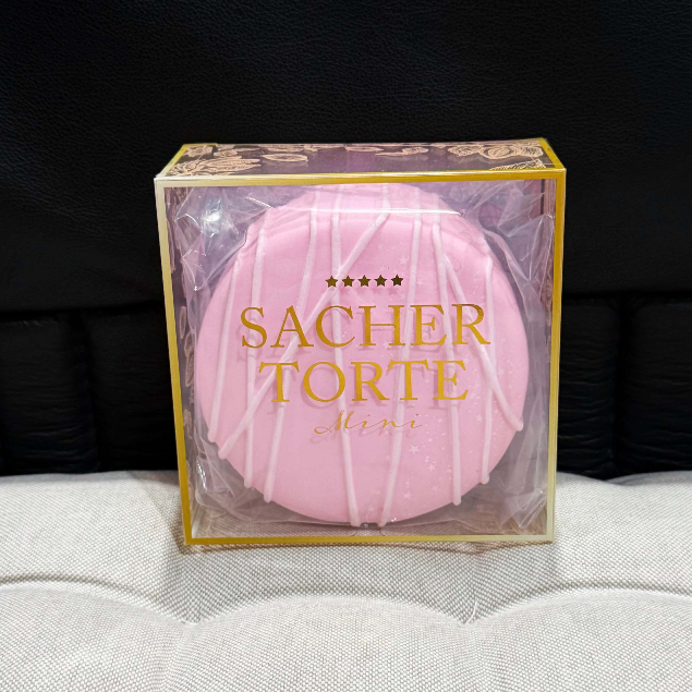 IBloom Sachertorte Mini Squishy Bánh Hồng Hương Dâu Chậm