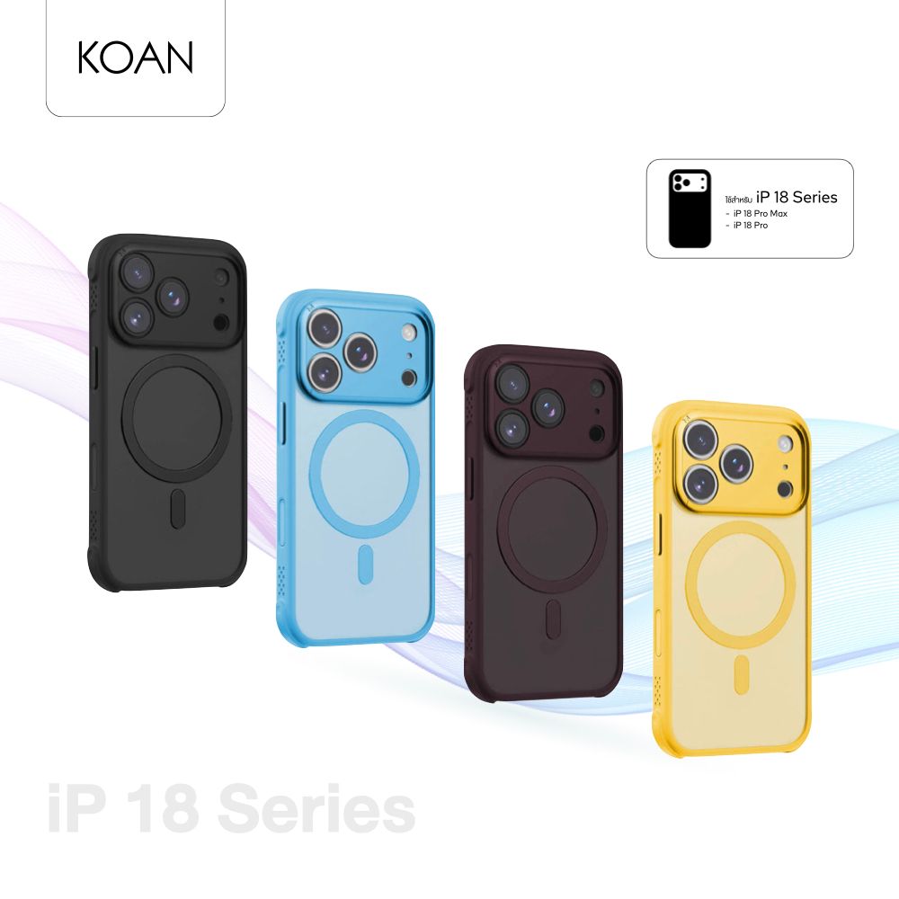 Ốp lưng chống sốc MOMAX SOMA Air Magnetic cho iPhone 18 Series