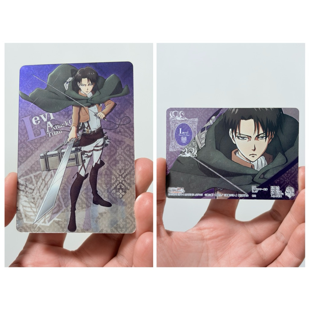 LEVI'S 2014 Card Me Anime Levi 's Ackerman Attack on Titan Levi AOT