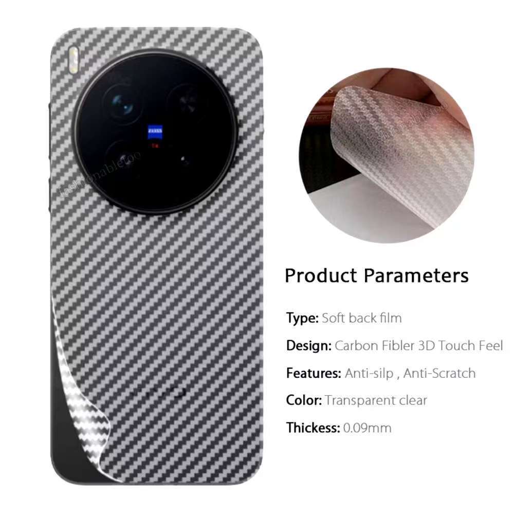 Phim mặt sau Vivo X300Pro Kevlar cho mẫu X300 / Vivo X300 Pro 5g