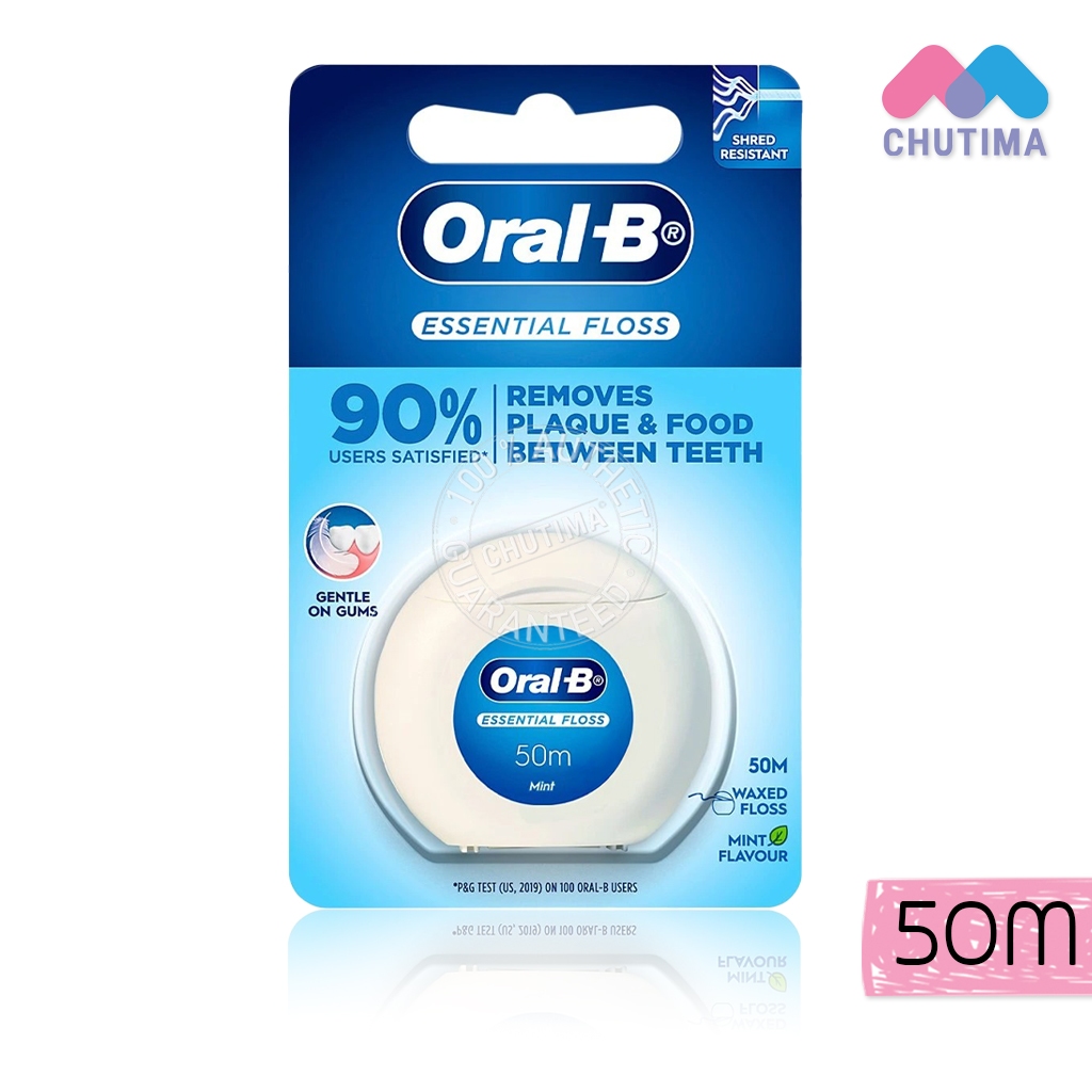 Oral B Dental Flos Essential Frost Mint Thơm 50 Mét Oral-B 50 m