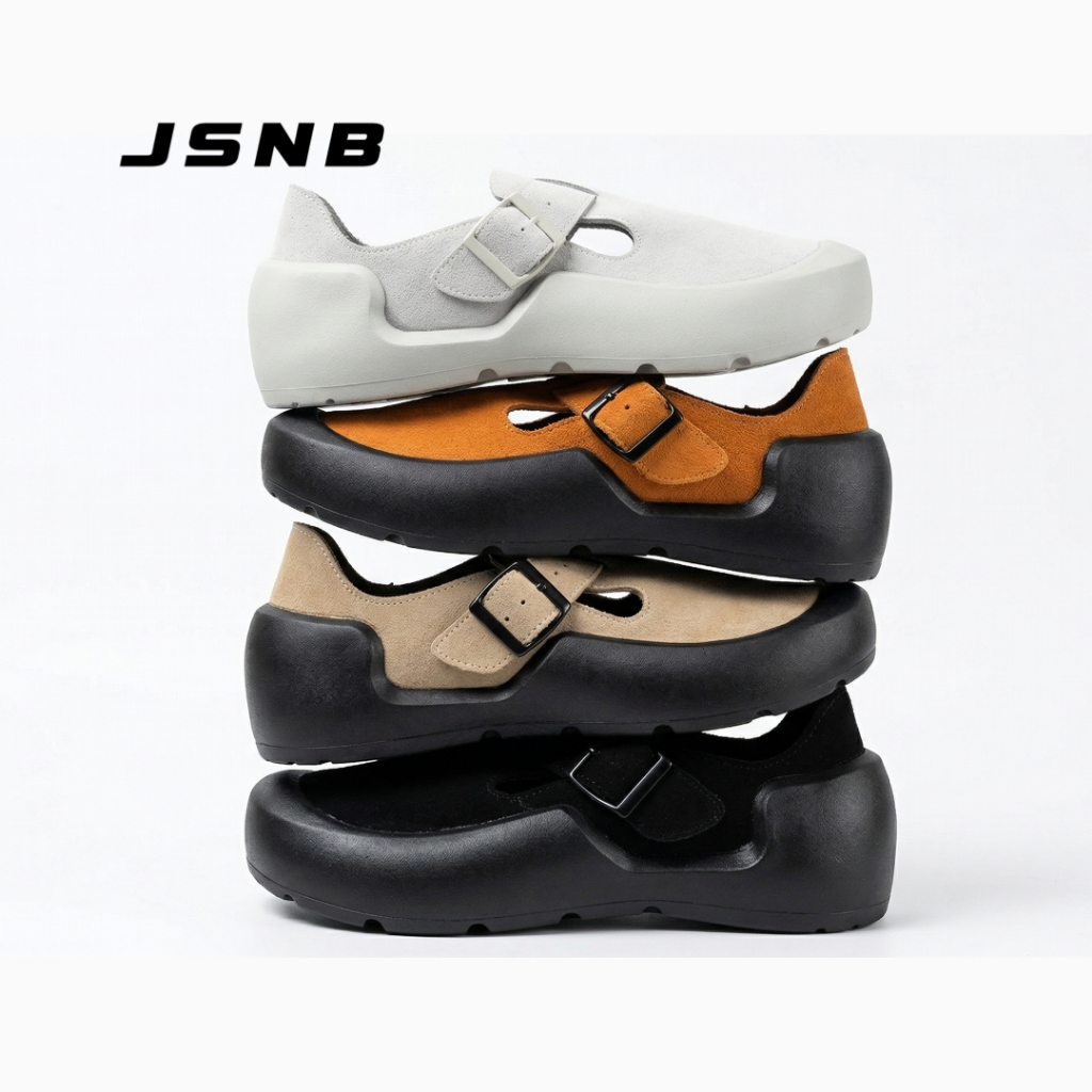 Giày da lộn JSNB Unisex Size Lớn 36-45 Mặc phẳng đi làm Thích hợp cho cả nam và nữ. Thường ngày [LN8