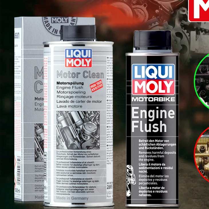 Liqui moly Engine Flushing Liquid Flush Motorcycle 250 ml / Motor Clean 500 * Nhấn để chọn