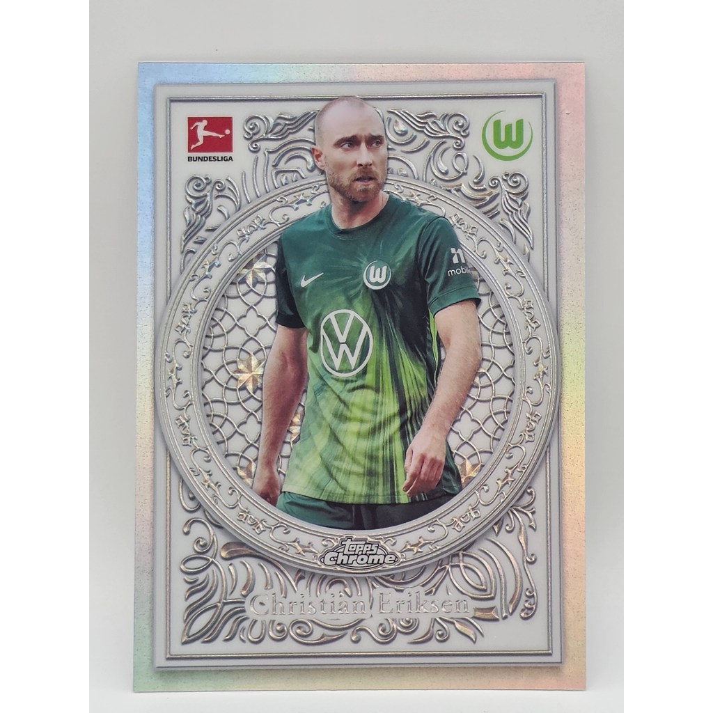 Thẻ Bóng Đá Christian Eriksen (topps Chrome Bundesliga) 1 Ảnh Từ Sản Phẩm Thật