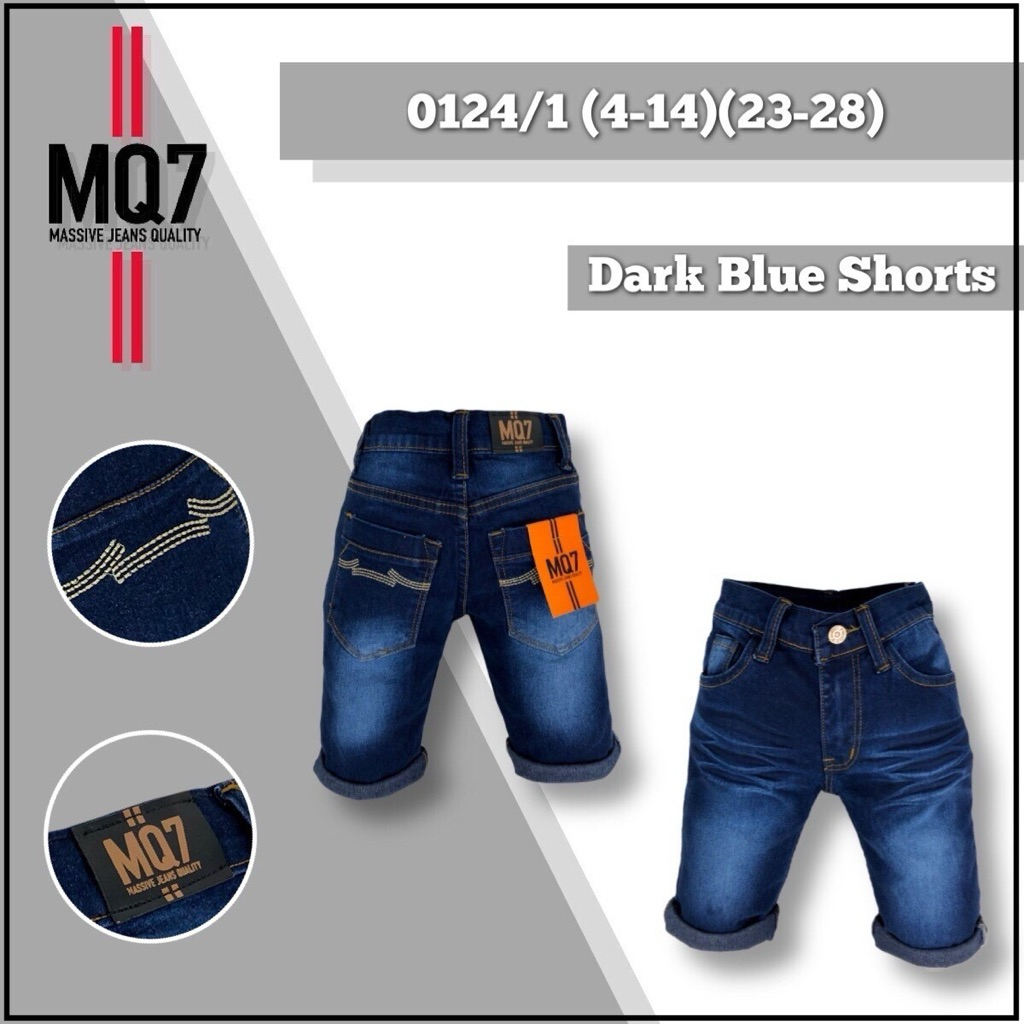 Quần Jean Co Giãn Công Sở Thái Quần Short Trẻ Em Thoải Mái Mặc skinny fit Phong Cách MQ7 Nhãn Mã 012