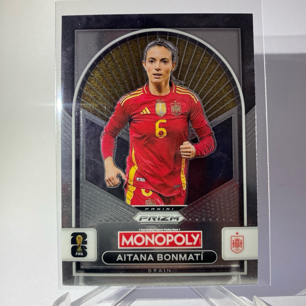 Thẻ bóng đá AITANA BONMATI SPAIN MONOPOLY PANI PRIZM 2026