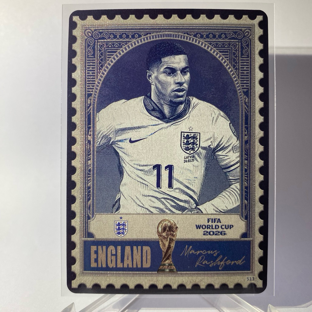 Thẻ bóng đá MARCUS RASHFORD ENGLAND PANINI 2026 (Mỏng mịn)