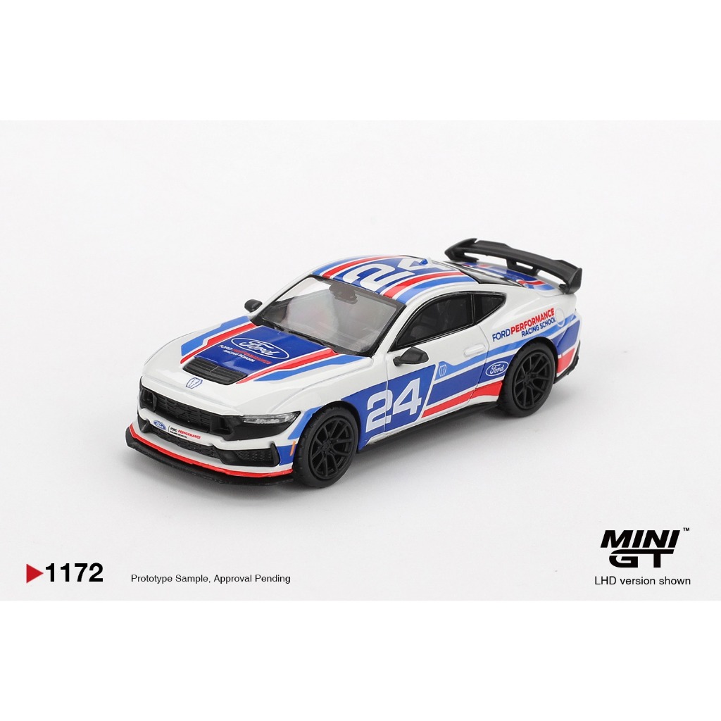 Ford Mustang Dark Horse 24 Ford Performance Racing School LHD 1: 64 (MINI GT)
