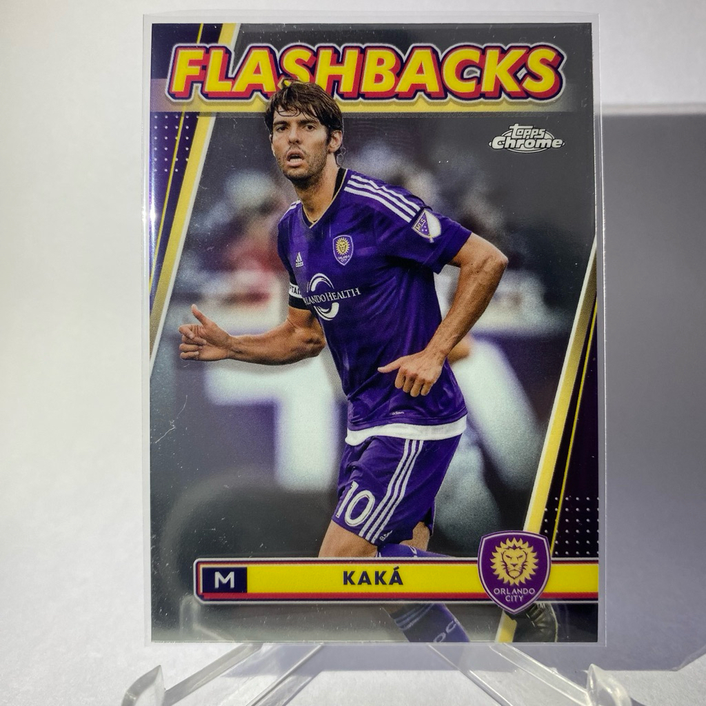 Thẻ bóng đá KAKA ORLANDO CITY TOPPS CHROME 2024 FLASHBACKS No.95