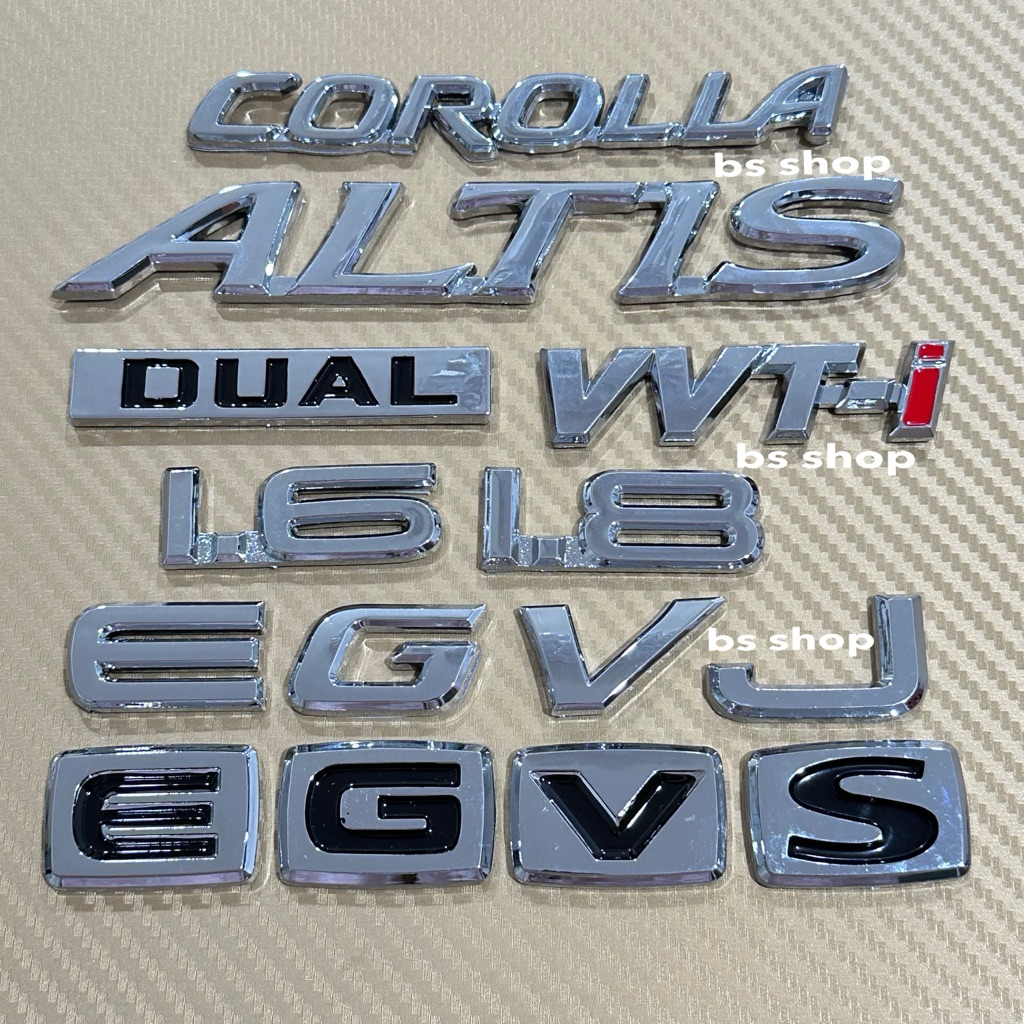 Logo ô tô Toyota altis mỗi mảnh