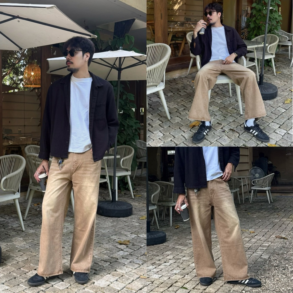 BAYSTORE SEOUL Quần áo nam nữ ống rộng