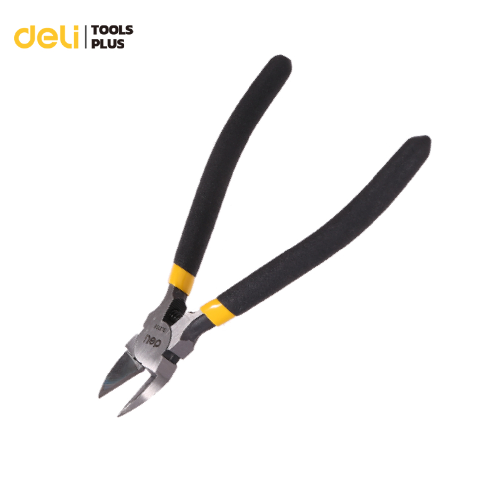 Kìm cắt dây Deli Kìm cắt 6 Inch chính hãng Kem chéo kim-Nose Nippers