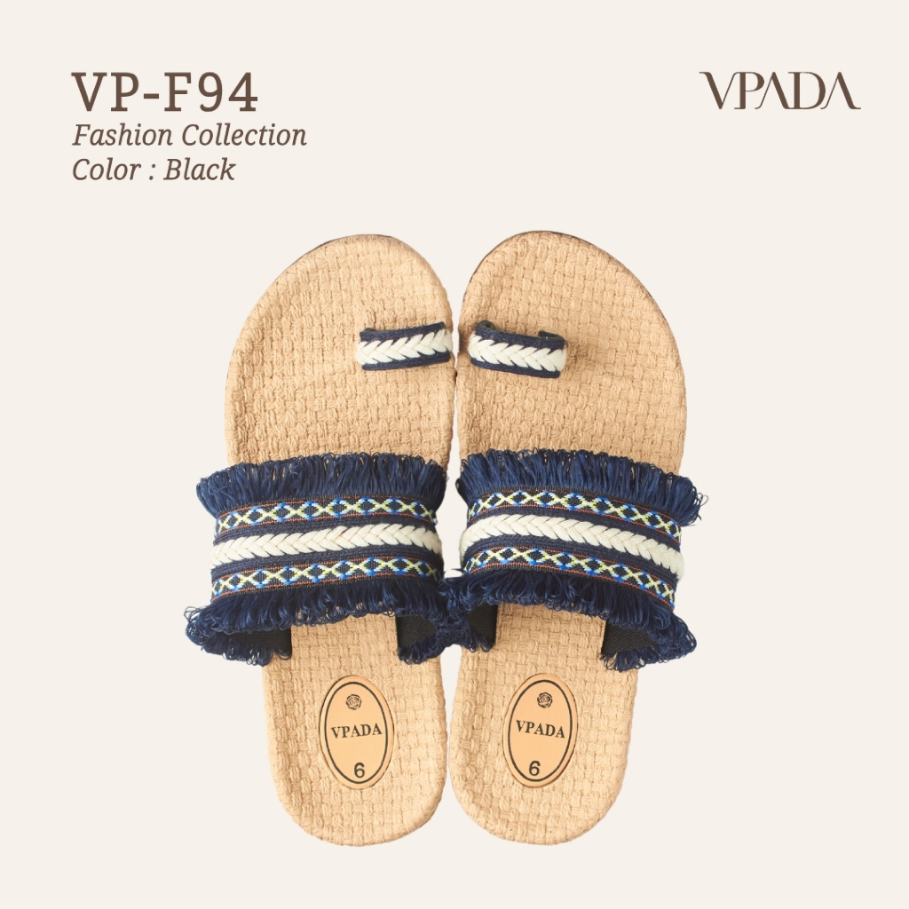 Vpada _ sandal _ VP-F94 Bộ sưu tập thời trang Dép đi biển phẳng