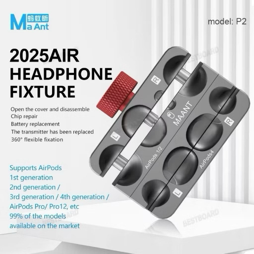 Tai nghe MaAnt P2 2025 AlR được cài đặt cho Airpod1 / 2 / PRO Lắp ráp thay thế pin và tháo rời liền 
