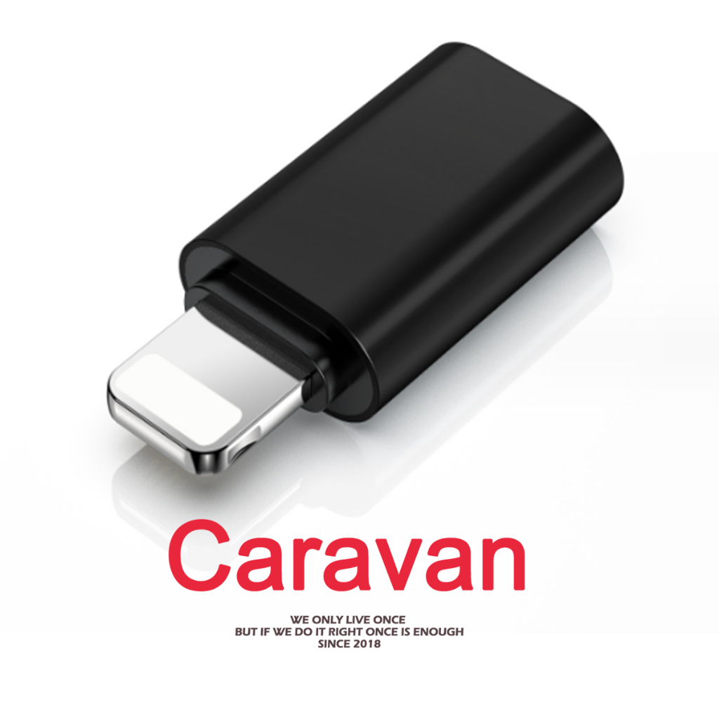 Bộ sạc chuyển đổi Caravan Crew Type-C sang Lightning OTG Sạc nhanh
