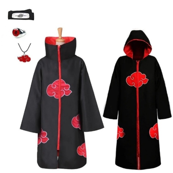 Naruto Trang Phục Akatsuki Áo Cosplay Sasuke Sasuke Mũi Cosplay Itachi Quần Áo Cosplay Trang Phục Hó