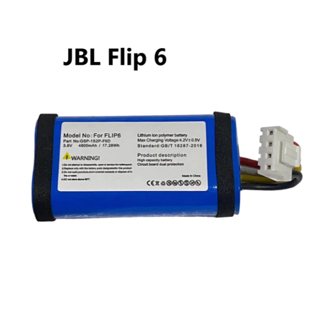 Để Thay Thế Jbl Flip6 GSP 1S2P F6D 4800mAh Flip 6 Loa Pin Bluetooth