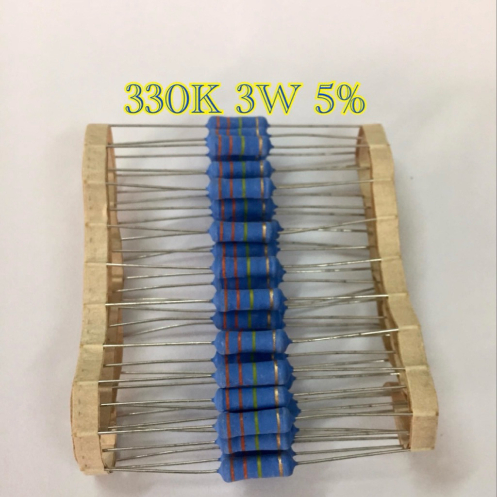 Điện trở 330K 3W 5% 330K 3W Lỗi 5% R330K Điện
