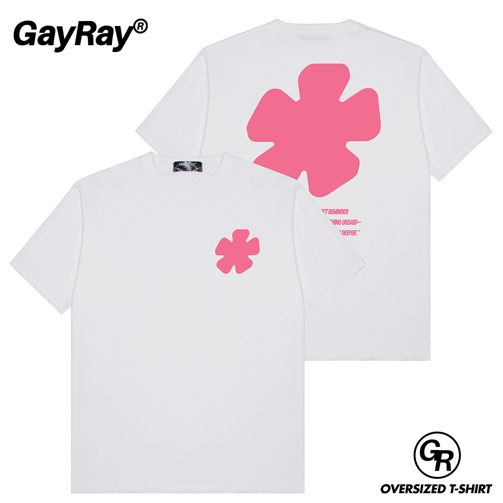 Áo thun ngoại cỡ Cotton 1 GayRay ❈asterisk pastel Oversize Nam Nữ Thời Trang Đường Phố