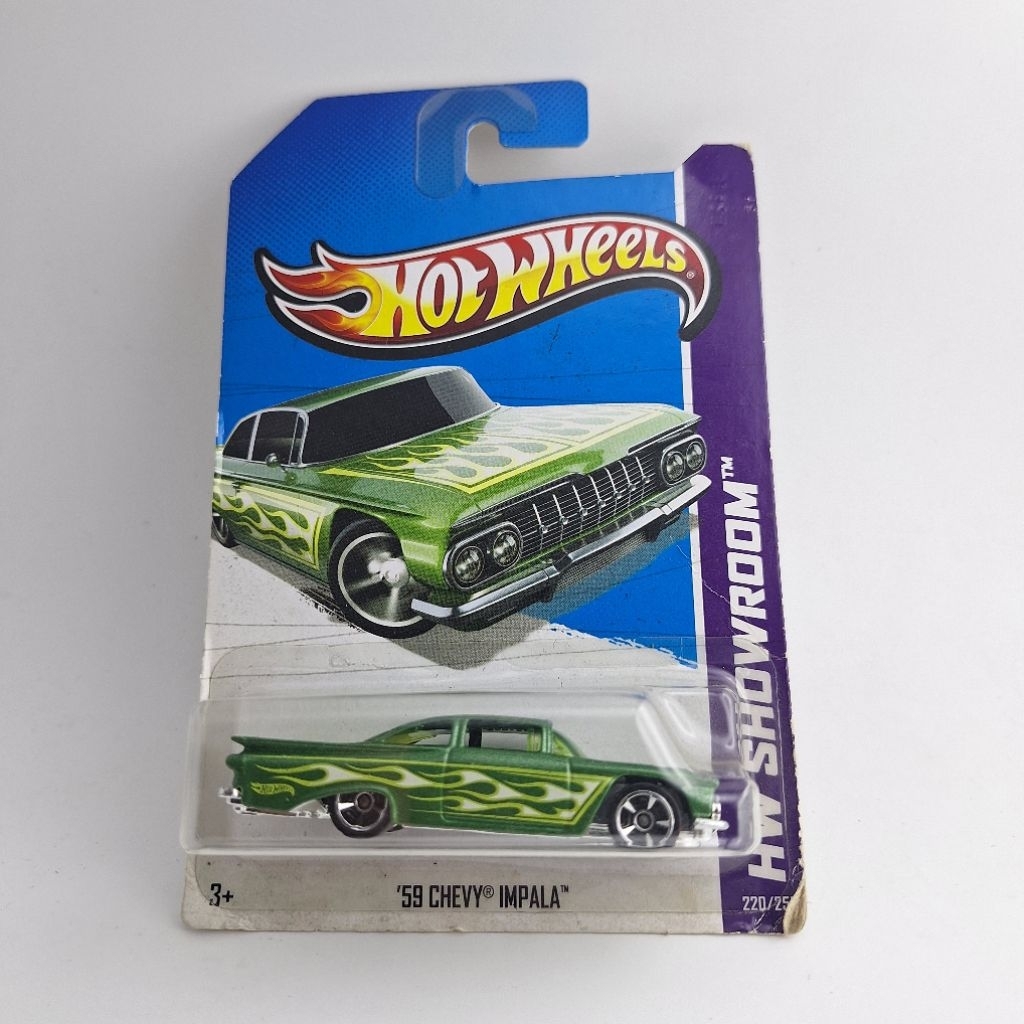 Mẫu đèn ô tô bằng kim loại Hotwheels 59 CHEVY IMPALA (ib65)