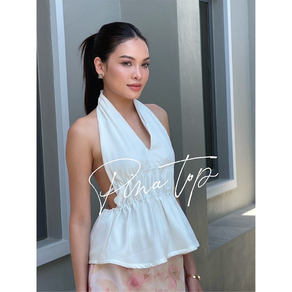 SEASON STUDIO-PINA TOP / Dây buộc lưng vải tội lỗi